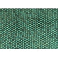 thumbnail image 1 of Ahgly Company Machine Washable Indoor Rectangle Abstract Turquoise Blue Modern Area Rugs, 8' x 10', 1 of 4