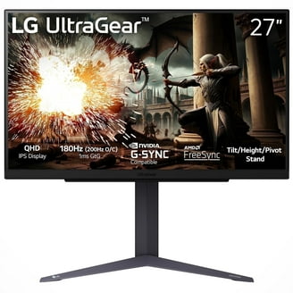 LG 24GS50F 24 inch UltraGear LCD FHD 180Hz Gaming Monitor with AMD