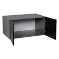 thumbnail image 2 of 36" x 15" Wall Cabinet-Double Door-with Black Matte door, 2 of 4
