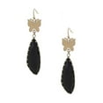 thumbnail image 2 of Fashion Butterfly Clear Stone Dangle Earring Clear, 2 of 6