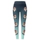 thumbnail image 4 of MKLEKYY Leggings de yoga para mujer, leggings para entrenamiento, leggings con estampado navideño, pantalones con bloques de color, leggings suaves y elásticos. 477, 4 of 4