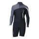 thumbnail image 4 of Traje de Buceo Shamjiam Manga Larga Unisex para Submarinismo Surf Navegación Snorkel Negro Gris 2XL traje de neopreno, 4 of 8