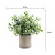 thumbnail image 5 of 2 piezas de plantas artificiales en maceta para interior y exterior. Desmodio+Eucalipto, 5 of 9