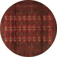 thumbnail image 1 of Ahgly Company Indoor Round Persian Brown Traditional Area Rugs, 7' Round, 1 of 4
