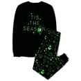 thumbnail image 2 of The Children's Place Adult Unisex Matching Family Glow-in-the-Dark Cotton Christmas Pajamas, Adult Sizes XS-3XL, 2 of 3