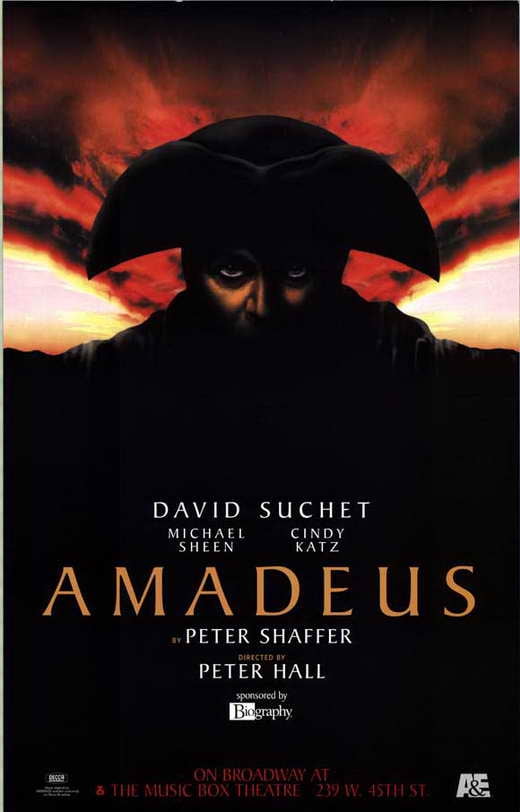 Amadeus (Broadway) movie POSTER (Style A) (11" x 17")