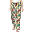 thumbnail image 1 of Balery Retro With Joysticks Pantalones de pijama para mujer, pijamas ultraligeros, pantalones de estar por casa-Medium, 1 of 6