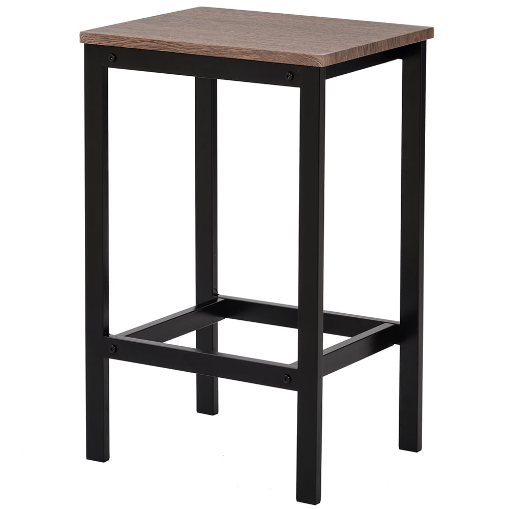 Lowestbest 5-Piece Kitchen Counter Height Table Set, Industrial Dining Table with 4 Chairs (Dark Brown) Lowestbest 5-Piece Kitchen Counter Height Table Set, Industrial Dining Table with 4 Chairs (Dark Brown)