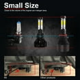 thumbnail image 2 of 9005 H7 LED Headlight High&Low Beam Bulbs 6000K for Subaru Outback 2010-2014 4pcs,k9, 2 of 11