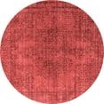 thumbnail image 1 of Ahgly Company Indoor Round Oriental Red Industrial Area Rugs, 5' Round, 1 of 4