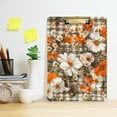 thumbnail image 2 of FORMRS Acrylic Clipboard with Low Profile Clip Standard A4 Letter Size, 12.5" x 9", Rustic Floral, 2 of 8