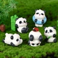 thumbnail image 4 of Zhaomeidaxi 10Pcs a Set Panda Fairy Garden Figurines Fairy Garden Supplies Resin Sculpture Decoration Bamboo Forest Fairy Garden Accessories Miniature Garden Accessories, 4 of 11
