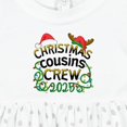 thumbnail image 4 of Inktastic Christmas Cousins Crew 2025 Girls Baby Dress, 4 of 5