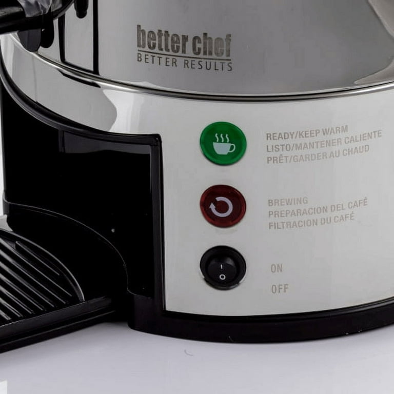 Better Chef 100 Cup Stainless Steel Urn Coffeemaker