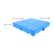 UPGRATOR 2 Pack Plastic Grid Ventilation Storage Pads, Heavy Duty Floor Mat Base for Warehouse, Garage, Utility Room