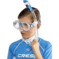 thumbnail image 4 of Set de snorkel Cressi Marea Jr Mini Dry Clear Blue, 4 of 6
