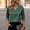 29#a Army Green, variant on 3/4 Length Sleeve Womens Tops Satin Silk Blouse V Neck Casual Dressy Plus Size Shirt Business Work Shirts Camel S