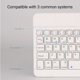thumbnail image 4 of Teclado inalámbrico mini delgado Lifetechs de 7/10 pulgadas compatible con Bluetooth para teléfono, tableta y portátil, 4 of 8