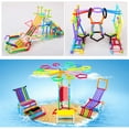 thumbnail image 4 of 600PCS Kids Building Stick DIY Plastic Stick Toy Building Block Stick with Box, 4 of 10