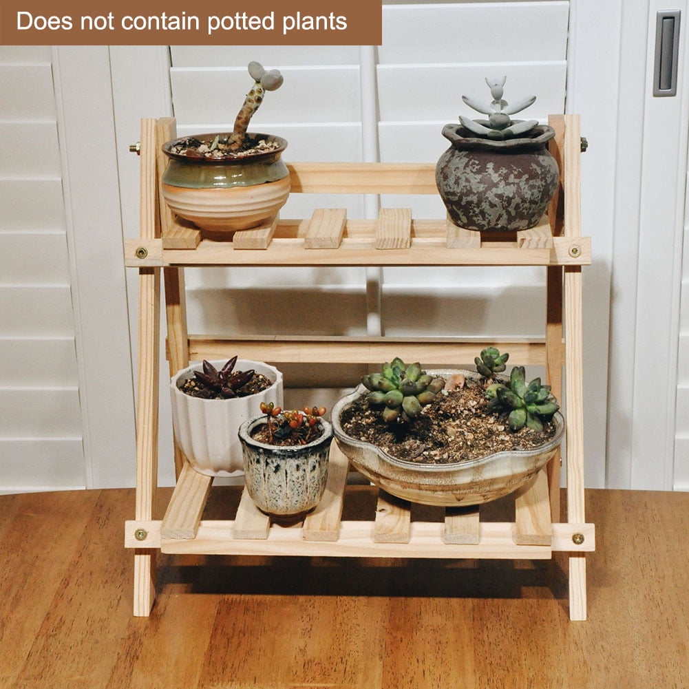 Plant Shelf Wooden Plant Stands Indoor Outdoor Plant Stands for