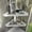 White(triangular), variant on Bathroom Shelves Wall Mounted Glass Corner Shelf for Bathroom Floating Shelf Tempered Glass Wall Organizer 2-Tier(White)