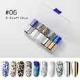 thumbnail image 1 of QTBIUQ Nail Star Sticker Boxed Transfer Sticker Colorful Laser, Paper, 1 of 2