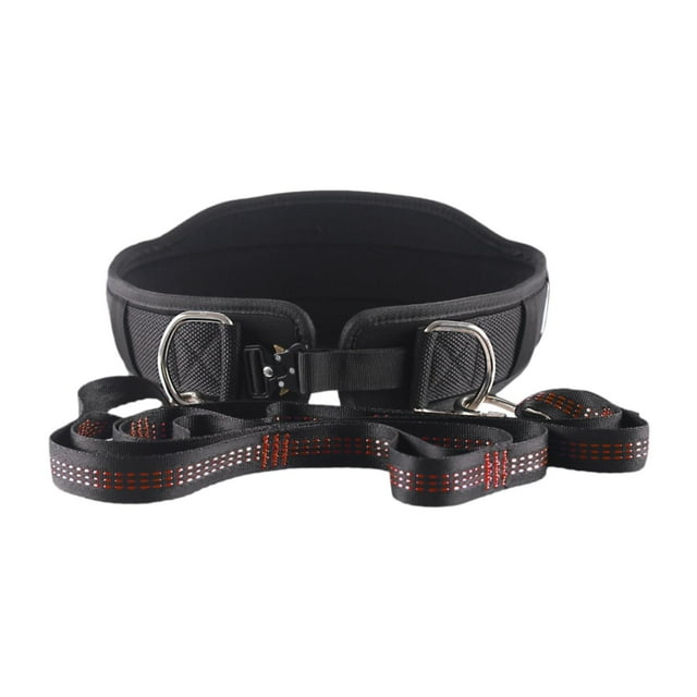 Lipstore Ceinture Confort Position Sangle de Soutien Dorsal pour Gym Entraînement Maison Rouge