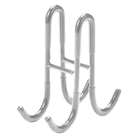 

Bdday Bathroom Towel Storage Stainless Steel Double-Sided Hooks Hooks Behind Glass Doors Metal Hooks Hooks Behind Doors Bathroom Hooks Travel Hangers