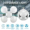 Tangnade Kitchen Utensils and Decorations 40W E27 Deformable Garage Light Folding Bulb LED Light Football UFO Lamp Gifts
