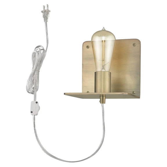 Trend Lighting TW40070AB 6 in. Arris 1-Light Aged Brass Sconce