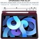 thumbnail image 3 of for iPad Air 4 /iPad Air 5 Case 10.9 inch [4th Generation][5th Generation] [Corner Protection] Multi-Angle Viewing with Pencil Holder, Kickstand Featu, 3 of 4