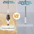 thumbnail image 7 of Steam Mop - 11-in-1 Steam Cleaner for Home with 15.2 OZ Water Tank & 23FT Power Cord, Detachable Steam Mops for Floor Cleaning MultiPurpose Steamer for Hardwood, Tile, Furniture with 11 Accessories, 7 of 7
