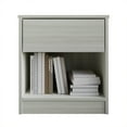 thumbnail image 3 of Castle Place Minimalist Nightstand with 1 Drawer, Light Gray, 3 of 6