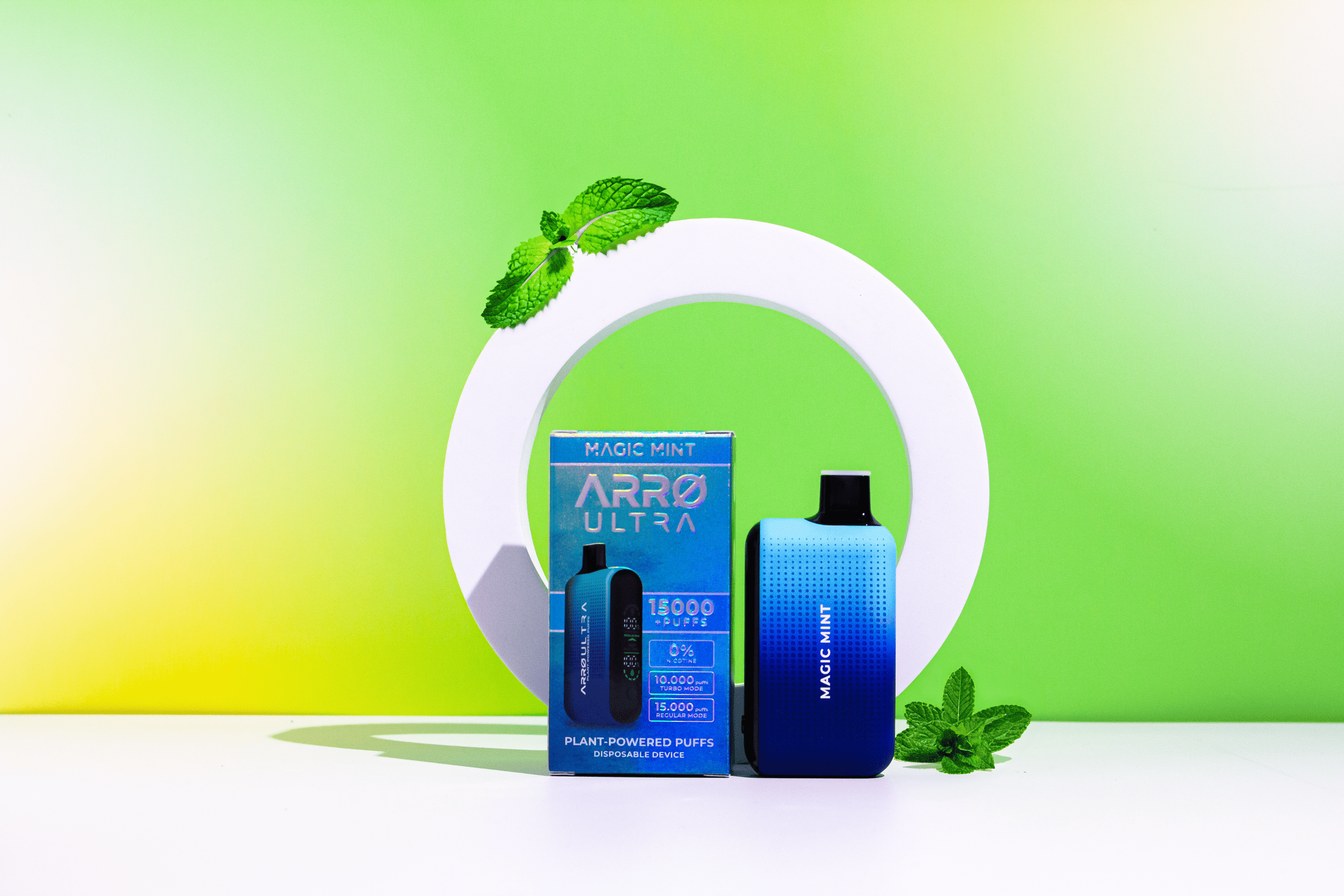 ARRØ Ultra Aromatherapy Diffuser, Magic Mint - 15,000 Puffs | 0% Nicotine,  Vegan