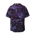 thumbnail image 2 of Daiia Lilac Men's Linen Shirts Short Sleeve Casual Shirts Button Down Shirt for Men Beach Summer Wedding Shirt-XX-Large, 2 of 7
