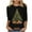 Black 04, variant on 3/4 Sleeve Womens Tops Plus Size Christmas Outfits Xmas Tree Printed Graphice Ttee Shirt Crew Neck Holiday Tshirts (XL, Black 04)
