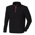 thumbnail image 1 of Finden & Hales Mens Microfleece Zip Neck Fleece Top, 1 of 2