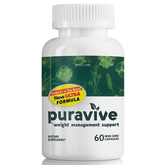Puravive Ultra Formula Weight Management Support - 60 Capsules