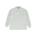 thumbnail image 2 of French Toast Men's L/S Pique Polo Shirt Color: white Size: xl, 2 of 2
