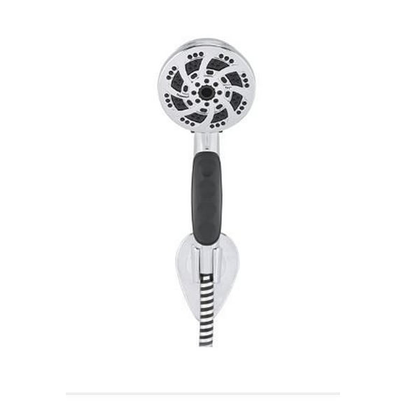 Oxygenics ETL Pommeau de Douche 92189 Fury; à Main avec Tuyau de 72 Pouces; avec Réglage de Pulvérisation à 5 Fonctions; Débit de 1,8 Gallon par Minute; Diamètre de 3-3/4 Pouces; Longueur de 9,7 Pouces; Chromé