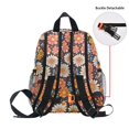 thumbnail image 5 of FORMRS School Backpack with Front Zippered Pocket 12" Student Travel Daypack, Colorful Flowers, 5 of 6