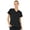 Black, variant on Mini Marilyn Women's 4-Way Stretch V-Neck 3 Pocket Scrub Top