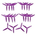thumbnail image 2 of 3 Blade Propeller, 10 Pairs 7040 3 Blade Propeller Polycarbonate Lightweight Replacement Blade Propeller for 7inch 8inch Drone, 2 of 7