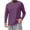 Mens T Shirts Purple, variant on S-5X Big & Tall T Shirts for Men Plus Size Long Sleeve V Neck Tees Tops Mens Casual Solid Color Pullover Breathable Basic Workout Tshirts Shirt