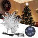 thumbnail image 3 of Proyección LED Lámpara de proyección de copo de nieve Árbol de Navidad plateado Luces giratorias de decoración de tormenta de nieve ANGGREK Otros, 3 of 8