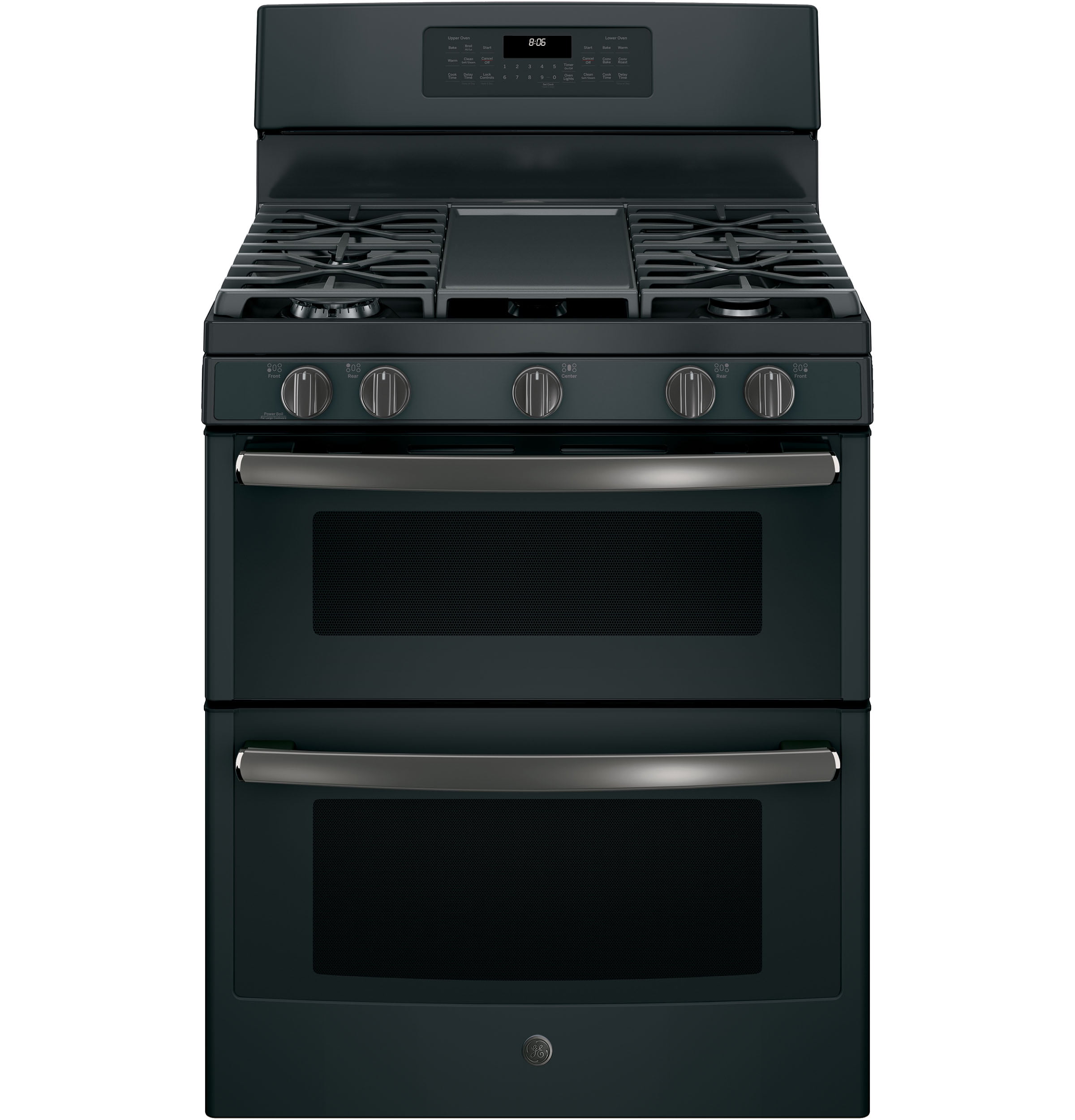 ge two oven stove