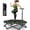 Green, variant on EAST MOUNT 42" Foldable Mini Trampoline for Adults, No Assembly Ultra Quiet Fitness Rebounder with Adjustable Handle, 450LBS Capacity Low Impact Exercise Trampoline for Home Gym Apartment