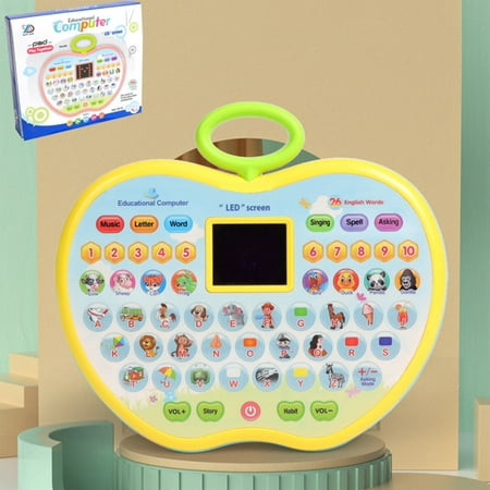Black and friday deals 2023 Kuluzego LED Screen Children's Early Education Machine Toys Multi-functional Large-capacity Simulation Flat Panel Learning Machine Early Education Smart Toys