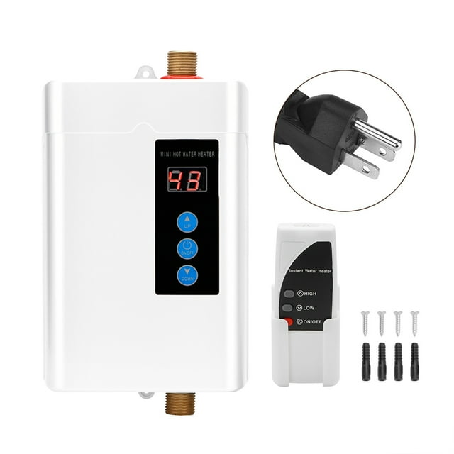 Chauffe-eau Intelligent, Mini Chauffe-Eau Électrique Instantané Compact et Léger