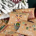 thumbnail image 5 of 10 cajas de papel kraft con forma de almohada, para dulces navideños, bolsas, regalo de Papá Noel, decoración para fiestas de Navidad 2024, 5 of 5